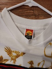 Vtg The Lion King Disney T-Shirt Size OSFM All Over Print 90s (Back Is Plain)