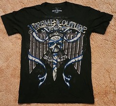 Xtreme Couture Affliction Shirt Black Skull Y2K MMA UFC – Size L