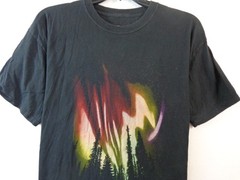 Fairbanks Alaska T Shirt Men’s XL Black Short Sleeve Graphic Print