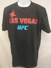 NEW Las Vegas UFC Adult Mens Unisex Sizes M-L Black Reebok Shirt