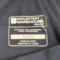 MOUNTAIN WAREHOUSE T-Shirt XXXXL Blue Men Polyamide Outdoor Sports Beach