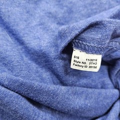 Ring Spun Soft Men’s Medium Blue Graphic Shirt