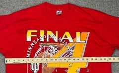 Fruit Of The Loom Vtg Made In USA 1992 Indiana Hoosiers NCAA Final 4 T-Shirt XL