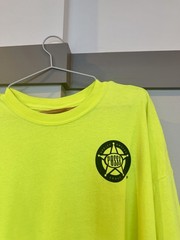 Harley Davidson Neon Yellow Graphic T Shirt Mens 2XL Oversized Biker Tee
