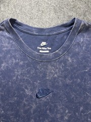 Nike Sportswear Max90 Oversized T-Shirt Men’s XL Blue Acid Wash Tee. B1