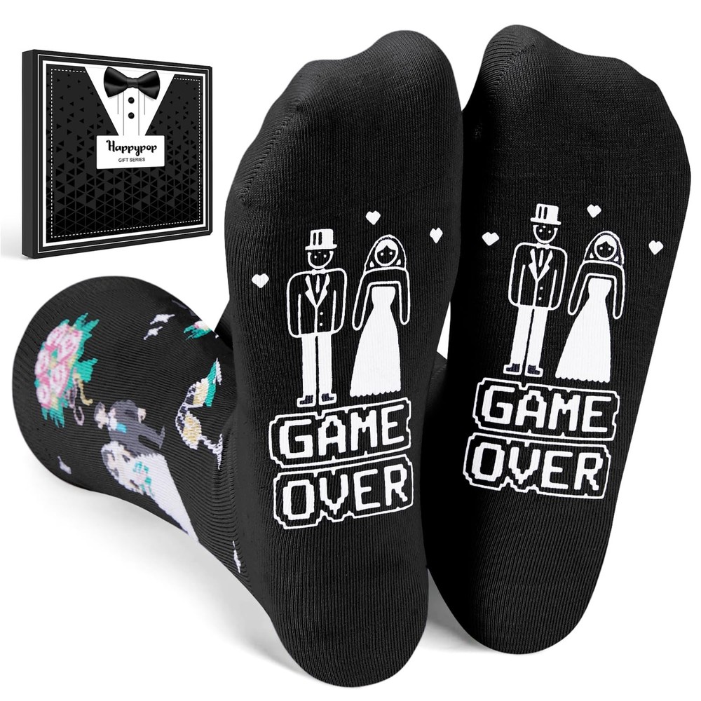 Wedding Gifts for Couples – Wedding Socks For Bride and Groom Engagement Gift…