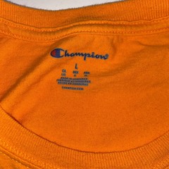 Champion Tennessee Volunteers Mens Orange Graphic T-Shirt Large H213