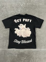 EHP Labs x Ghostbusters Get Puft Stay Blessed Black Graphic T Shirt
