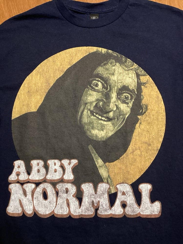 Abby Normal Shirt Size M Blue Young Frankenstein