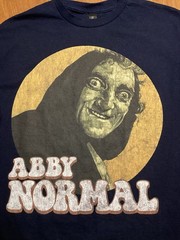 Abby Normal Shirt Size M Blue Young Frankenstein