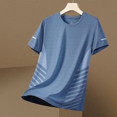 Short Sleeve Loose Fit T Shirt for Men Ideal for Sports and Casual Outings