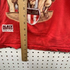 Vintage Black Heritage Legendary Hero’s Shirt Mens 3XL Red Ali Malcom X King