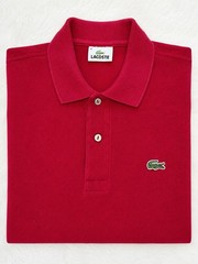 Lacoste Men’s Classic Polo Shirt 100% Cotton Short Sleeve Size 4 Classic Logo