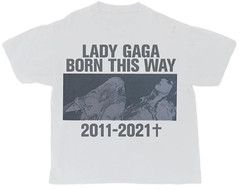 Lady Gaga Born This Way 10th Anniversary T-Shirt 2011-2021 Official Merch
