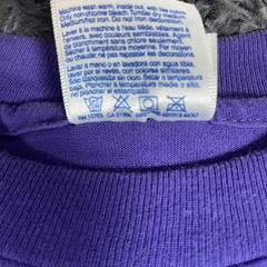 VINTAGE HANES HEAVYWEIGHT T-SHIRT MEN’S SIZE XL BLANK PURPLE SINGLE STITCH USA
