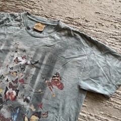 Vintage 2004 The Mountain Butterfly Tee Tie Dye Womens XXL Nature Leather Tag US