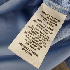 Foot Joy Shirt Mens Medium Blue High Neck Long Sleeve Logo Stretch Pullover