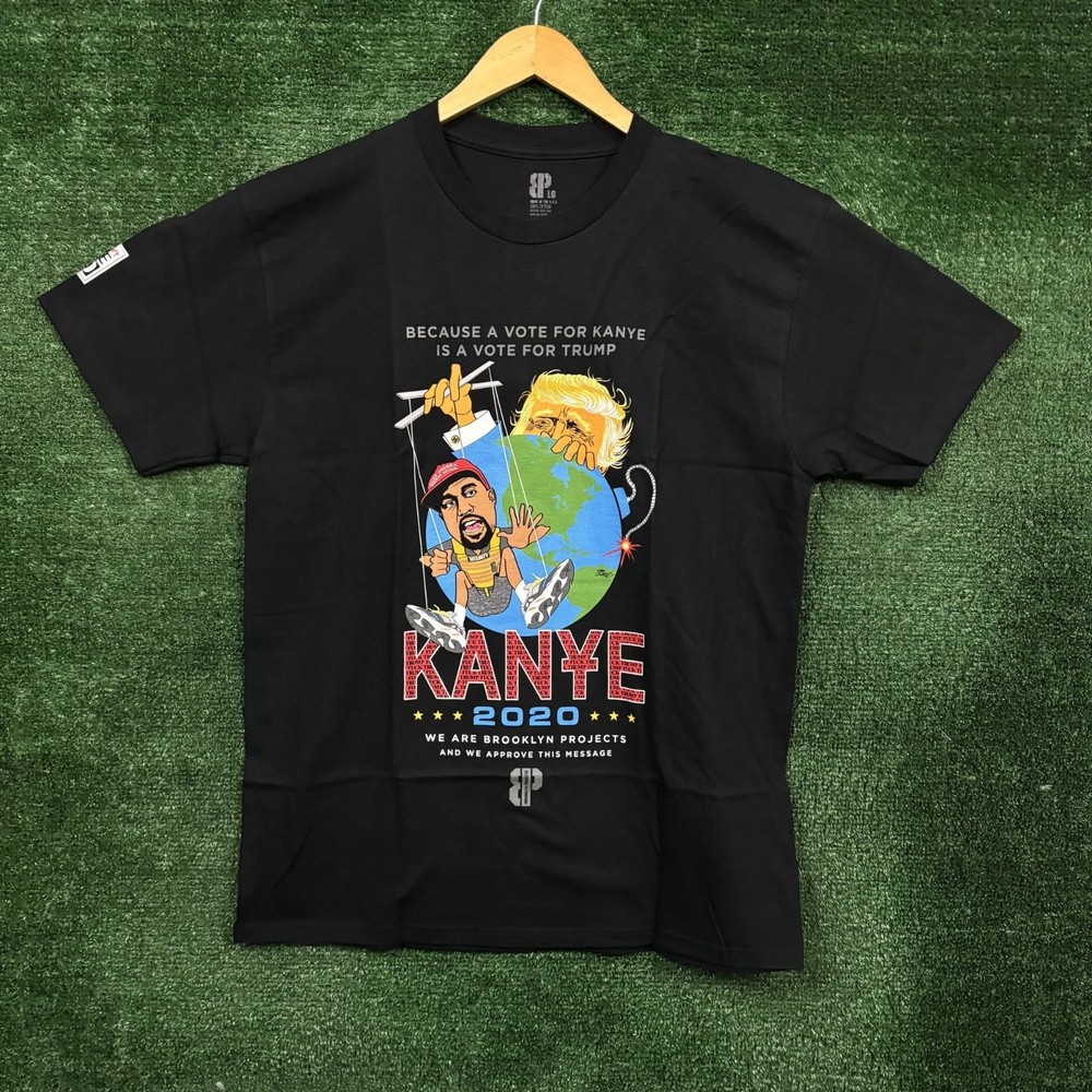 Brooklyn Projects Kanye West Political Tshirt size Large