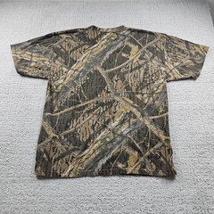Shadow Branch Shirt Mens XL Brown Camouflage Hunting Embroidered Logo Relaxed