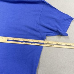 Vintage Hanes Shirt Mens Medium Blue Islander Sanibel Island Shell Graphic 1986