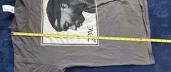 2 Pac Shirt Men Large Short Sleeve Gray Crew Neck Rap Hip Hop West Coast