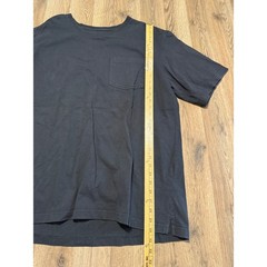 Duluth Trading Co Pocket T-Shirt Mens XL Black Adult Longtail Relaxed Fit