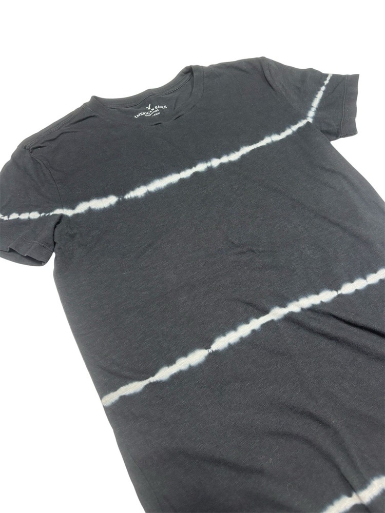 American Eagle Tee Shirt Mens Size Medium #24433 Black with Gray EUC