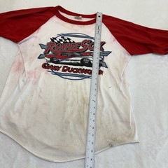 VTG 80s Ronnie Sox Drag Racing T Shirt 3/4 Sleeves Sz M Cal Cru Distressed