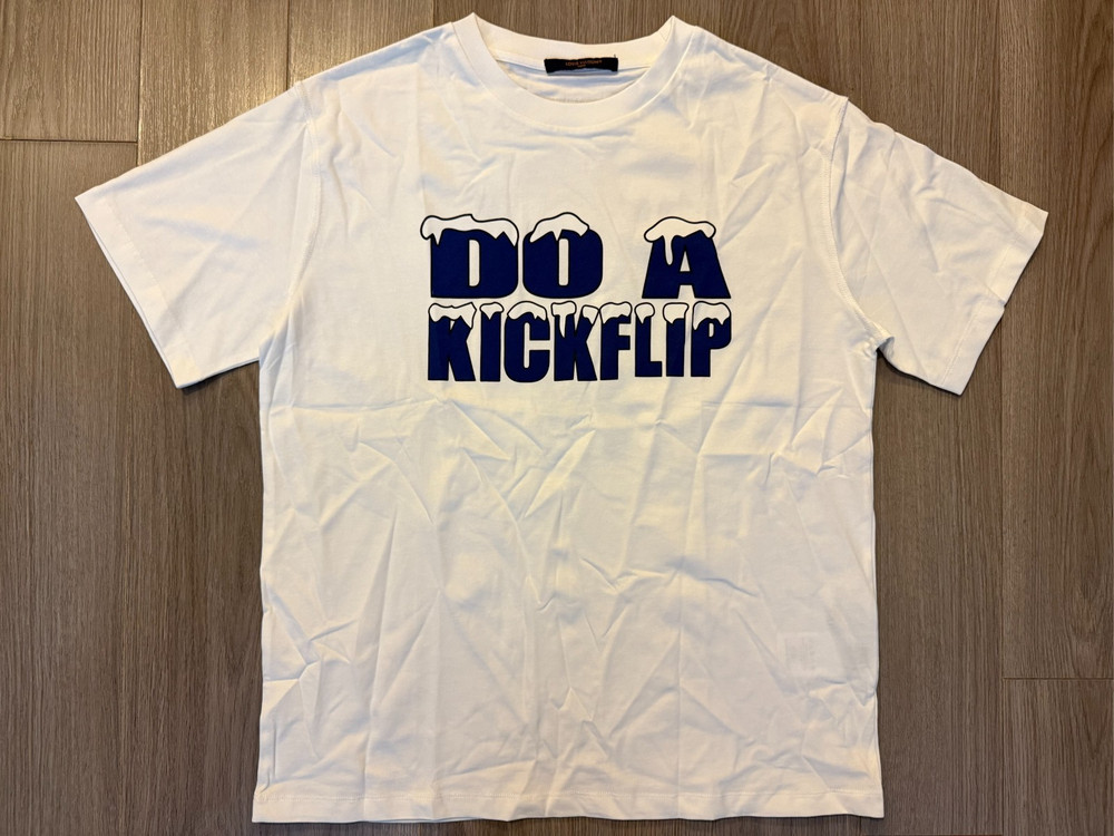 Louis Vuitton Do a Kickflip Tee Shirt white sz M