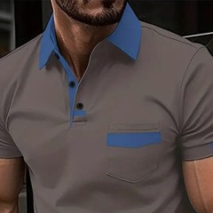 Mens Polo Shirts Short Sleeve Regular Fit Casual Work Golf Designer T Shirt Tops