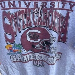UNIVERSITY OF SOUTH CAROLINA 1995 VINTAGE T-SHIRT NCAA size XL