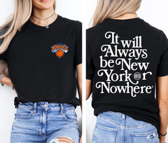 New York Or Nowhere Streetwear,Vintage front and back New York Basketball Shirt