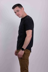 Men’s Short Sleeves Henley T-shirt
