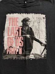 The Last of Us Part II Ellie Graphic Tee Black Medium Naughty Dog Game
