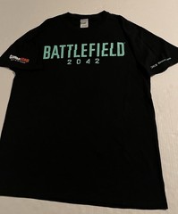 Battlefield 2042 GameStop EA Arts Promo T-Shirt MEDIUM PlayStation Xbox Gamer