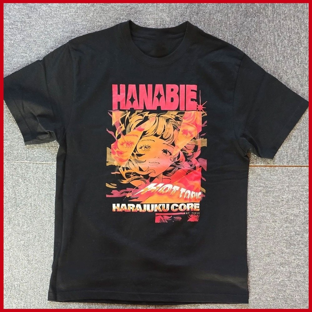 Reprint – HANABIE. Japan Tour 2026 T-Shirt Black Metalcore Harajuku Core Rare