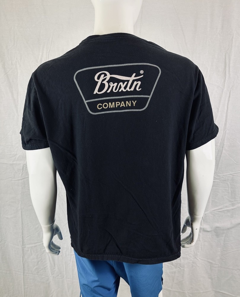 Brixton Blue 2-Sided T Shirt, A- Grade, Men’s Size XL