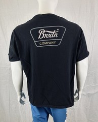 Brixton Blue 2-Sided T Shirt, A- Grade, Men’s Size XL