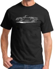 Triumph Spitfire Sports Car Redline Design Classic Tshirt NEW
