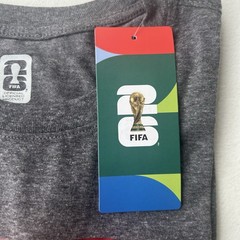 FIFA Official Licensed World Cup T Shirt Short Sleeve New with Tag Dark Gray L