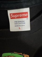 Supreme Molotov Kid Black Tee Size Large SS19 Pre Owned 100% Authentic