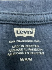 Levi’s Boys Blue Logo T-Shirt Cotton Crew Neck Size M – Machine Wash