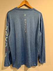 New Spyder XL Swim Men’s Long Sleeve T-Shirt UPF50+ Swim Rash Guard Blue