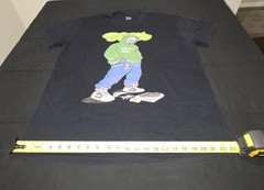 MF DOOM Hip Hop Graphic Print T-Shirt Men’s 2XL Black Cotton Crew Neck