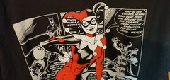 Harley Quinn DC Comics Retro Black T Shirt – M, L ,XL – NWT/SHIPFAST