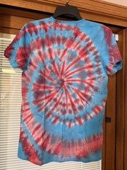 Goodfellow & Co Men’s S Tie-Dye red white & blue Short Sleeve Tee