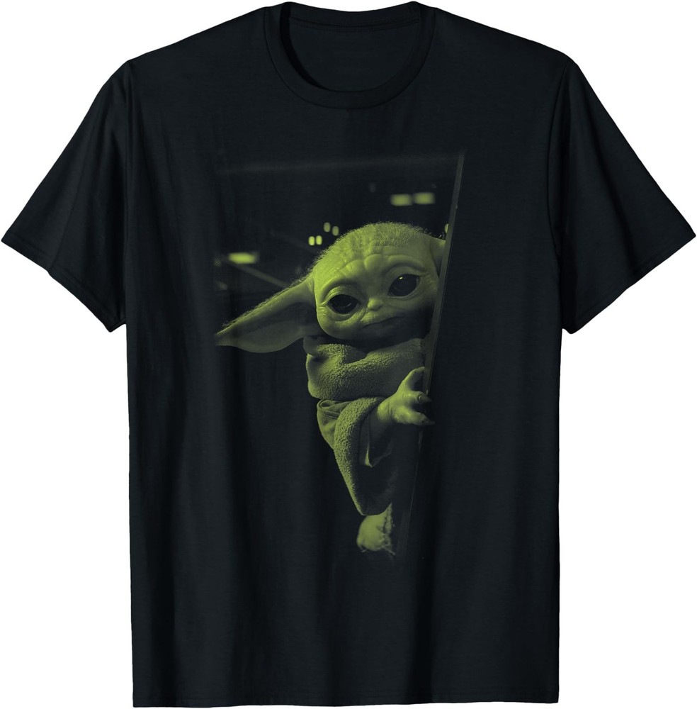Star Wars: The Mandalorian Grogu Watching T-Shirt