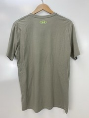 Under Armour Green/Gray Graphic Logo Crew Neck Short Sleeve Loose Tee Men M