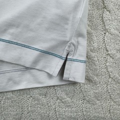 Robert Graham Classic Fit V Neck T-Shirt Men’s Size XL White Knit Supima Cotton