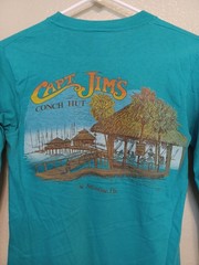 Vintage Capt.Jim’s Conch Hut St Augustine Fla.Shirt Sz Small Runs Smaller As-Is